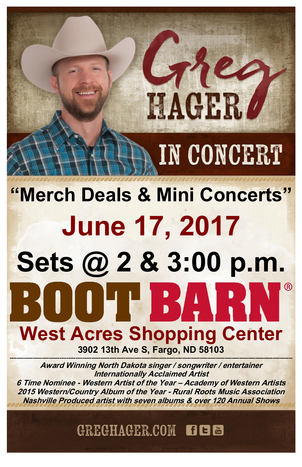 Calendar Greg Hager